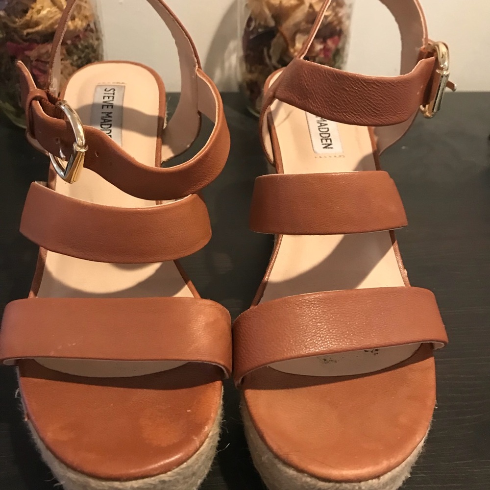 Steve Madden brown wedges - Picture 4 of 6